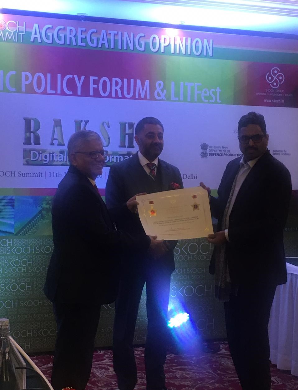 TCIL received the coveted Semi-Finalist Position for its contribution in TCIL received the coveted Semi-Finalist Position for its contribution in